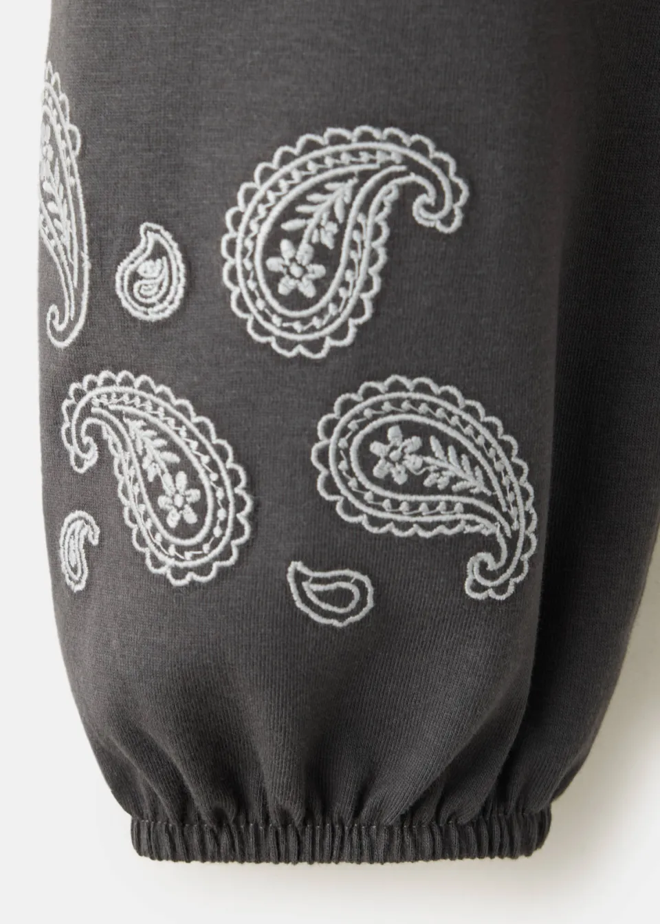Mango Kids blouse met borduursels antraciet, foto 4