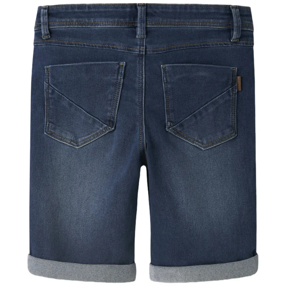 NAME IT NKMSILAS jeansshort medium blue denim, foto 4