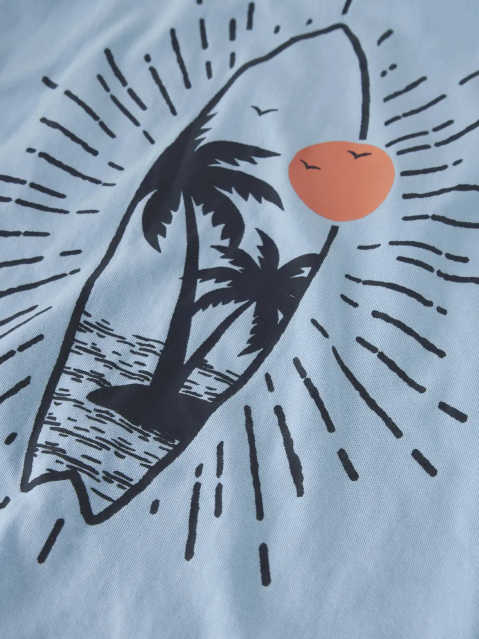 NAME IT KIDS T-shirt met backprint lichtblauw, foto 4