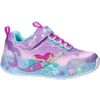 Skechers S Lights Mermaid Dreams sneakers met lichtjes lila, foto 3