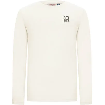 Retour Jeans rechtvallende longsleeve wit