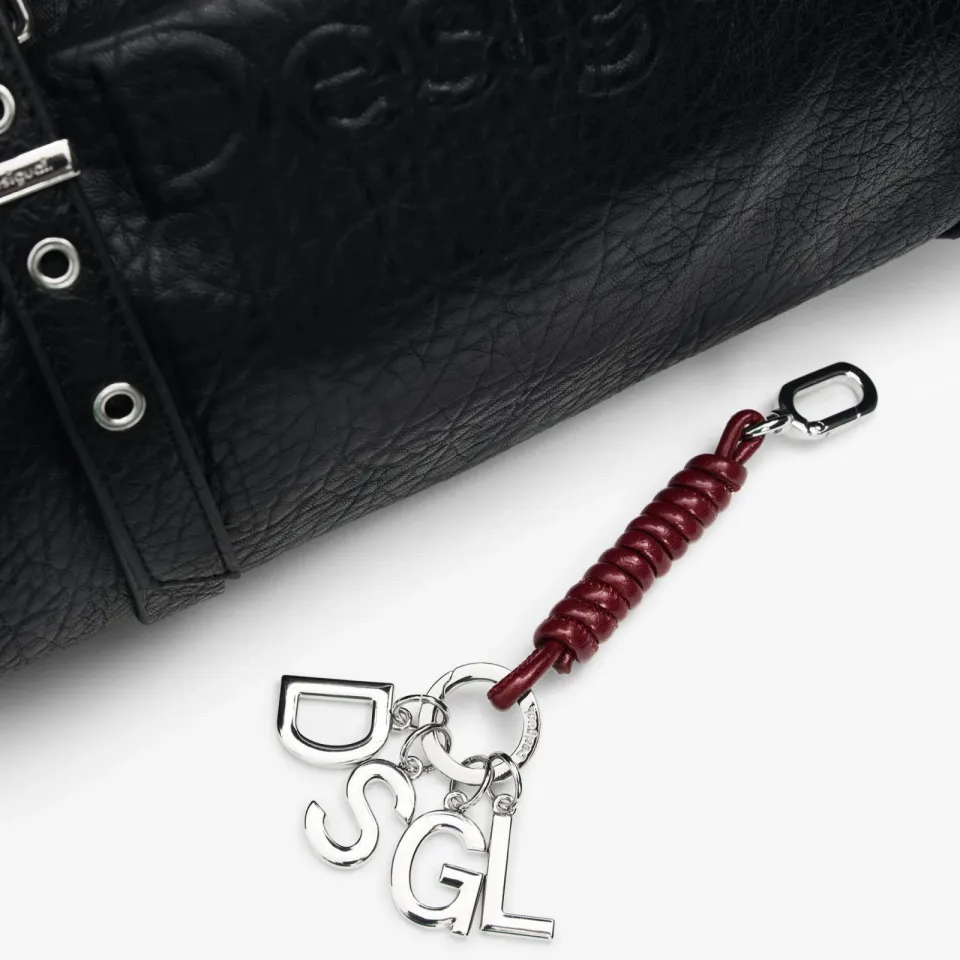 Desigual Half Logo Lanuza shopper schoudertas zwart, foto 8