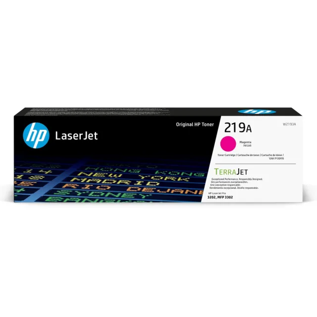HP 219A tonercartridge magenta Paars