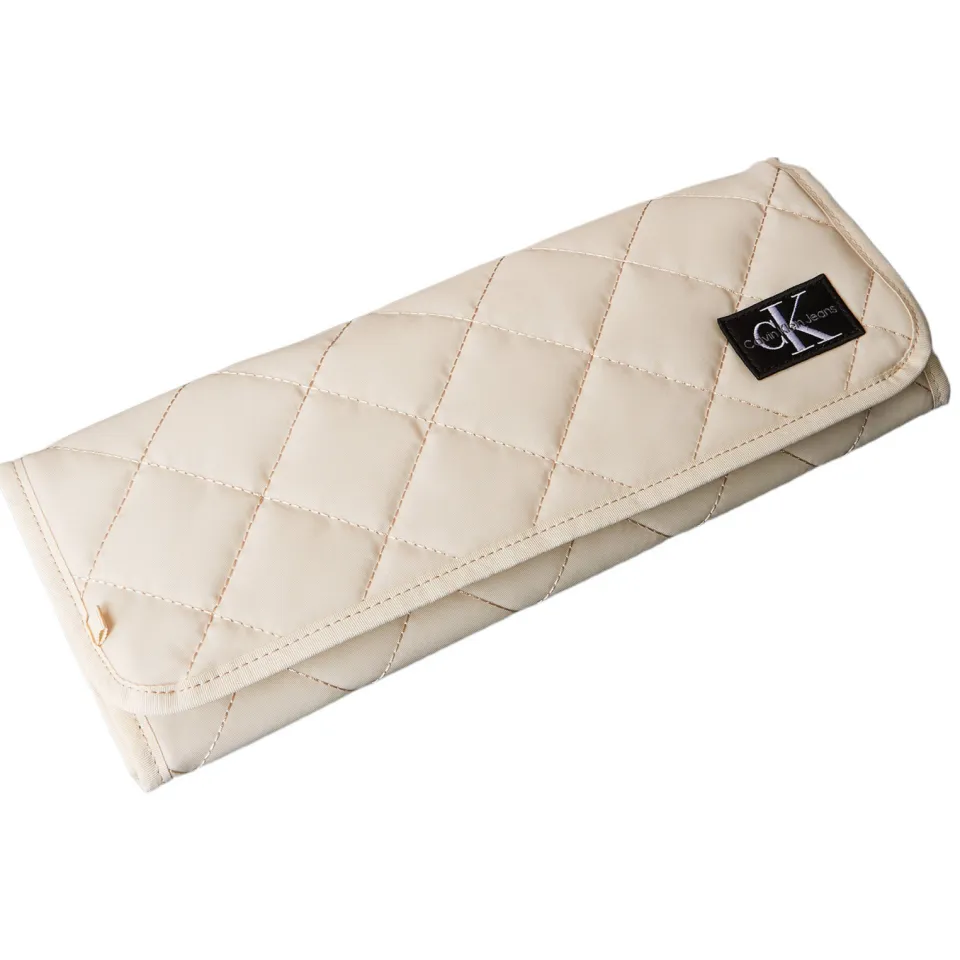 Calvin Klein quilted luiertas ecru, foto 3