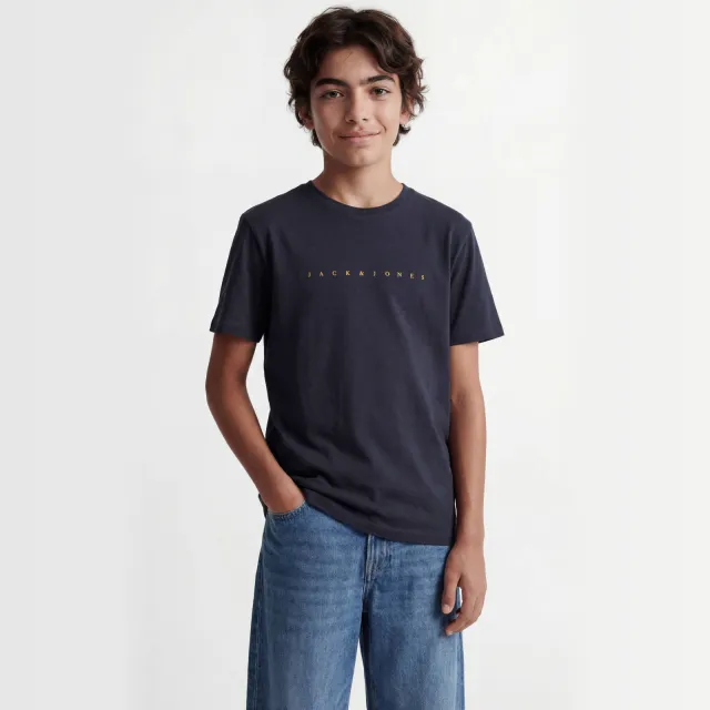 Jack & Jones Junior JJESTAR t-shirt donkerblauw