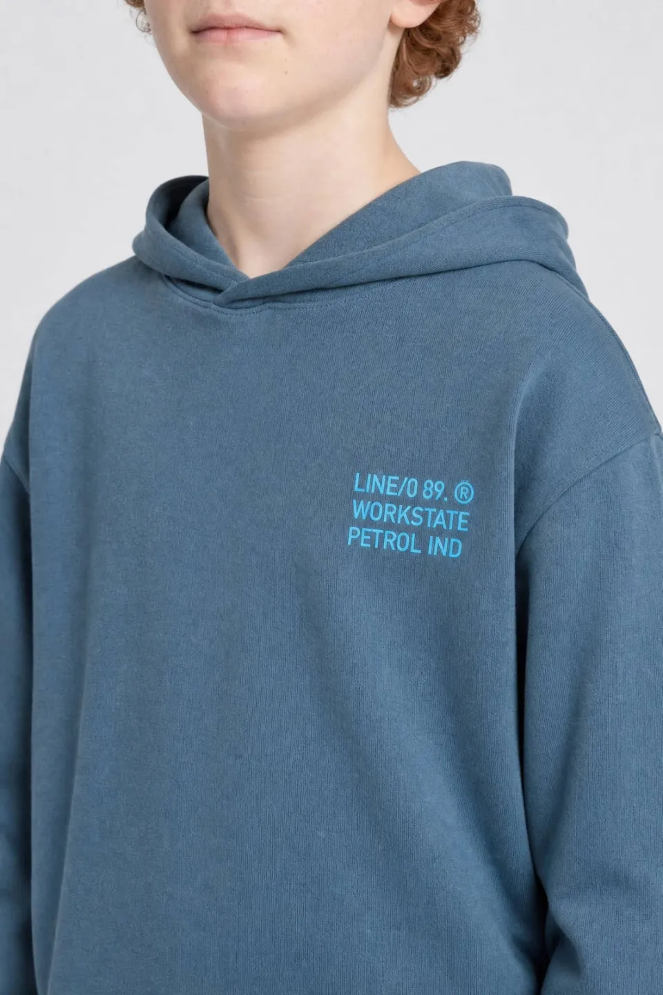 Petrol Industries hoodie met backprint - blauw, foto 6