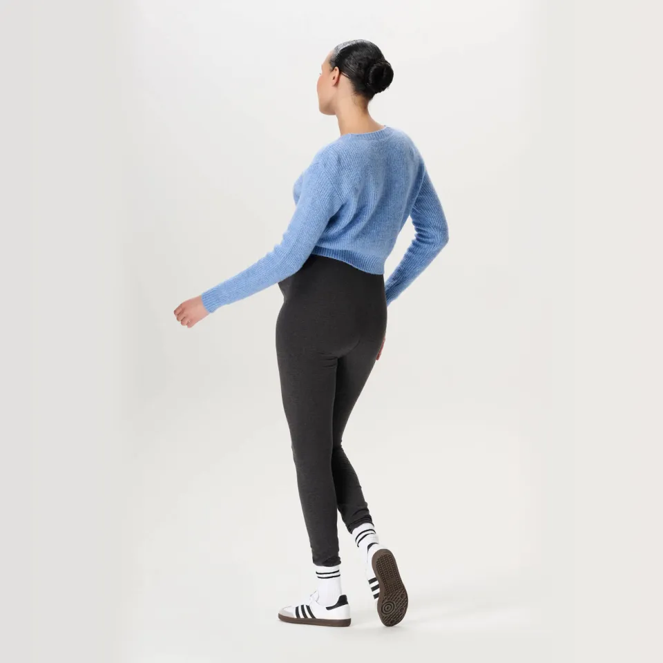 Noppies maternity zwangerschaps cropped trui blauw gebreid, foto 7
