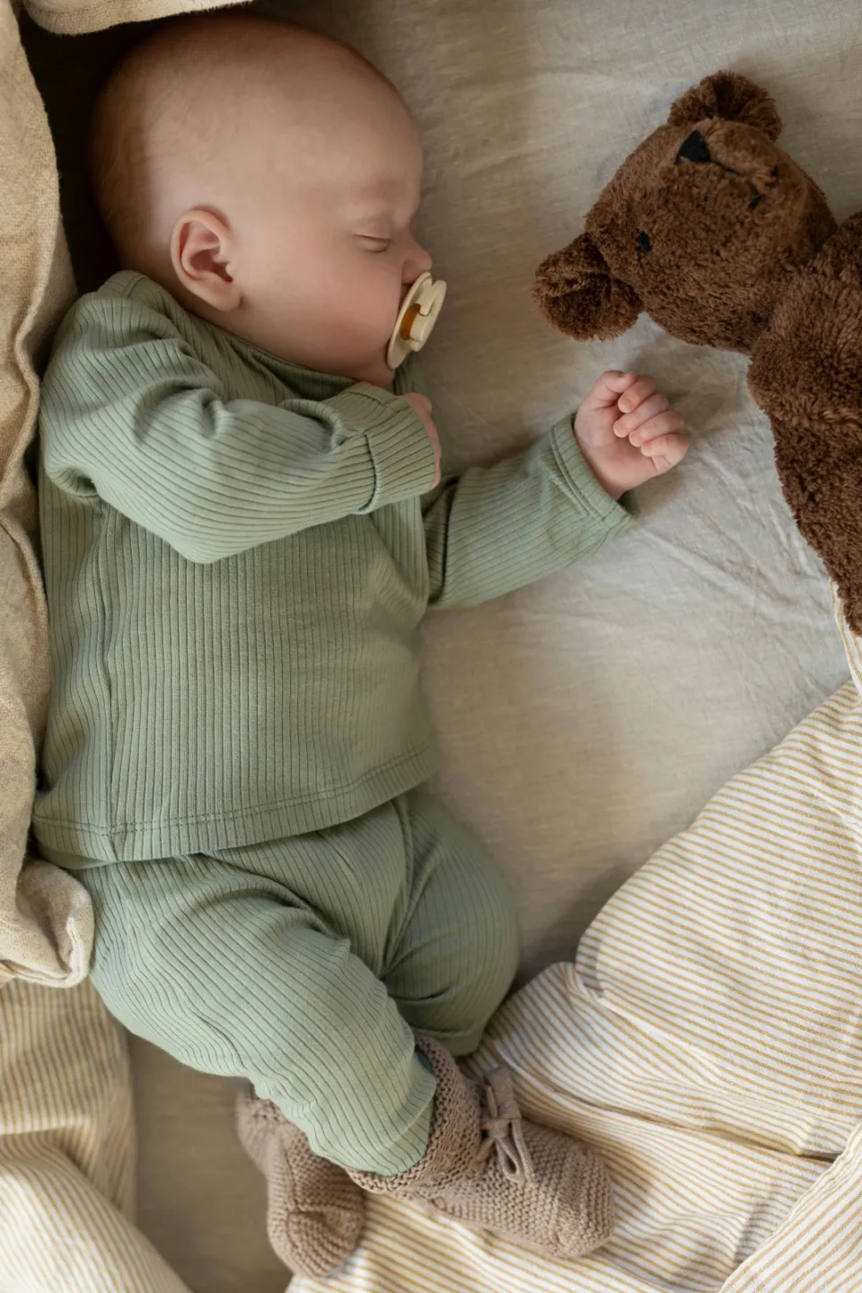 Noppies baby longsleeve groen