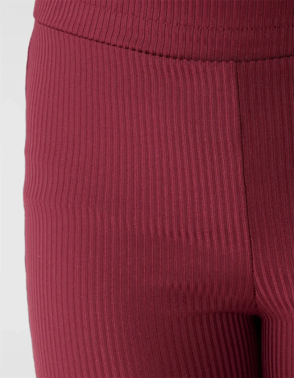 Shoeby flared broek donkerrood, foto 6