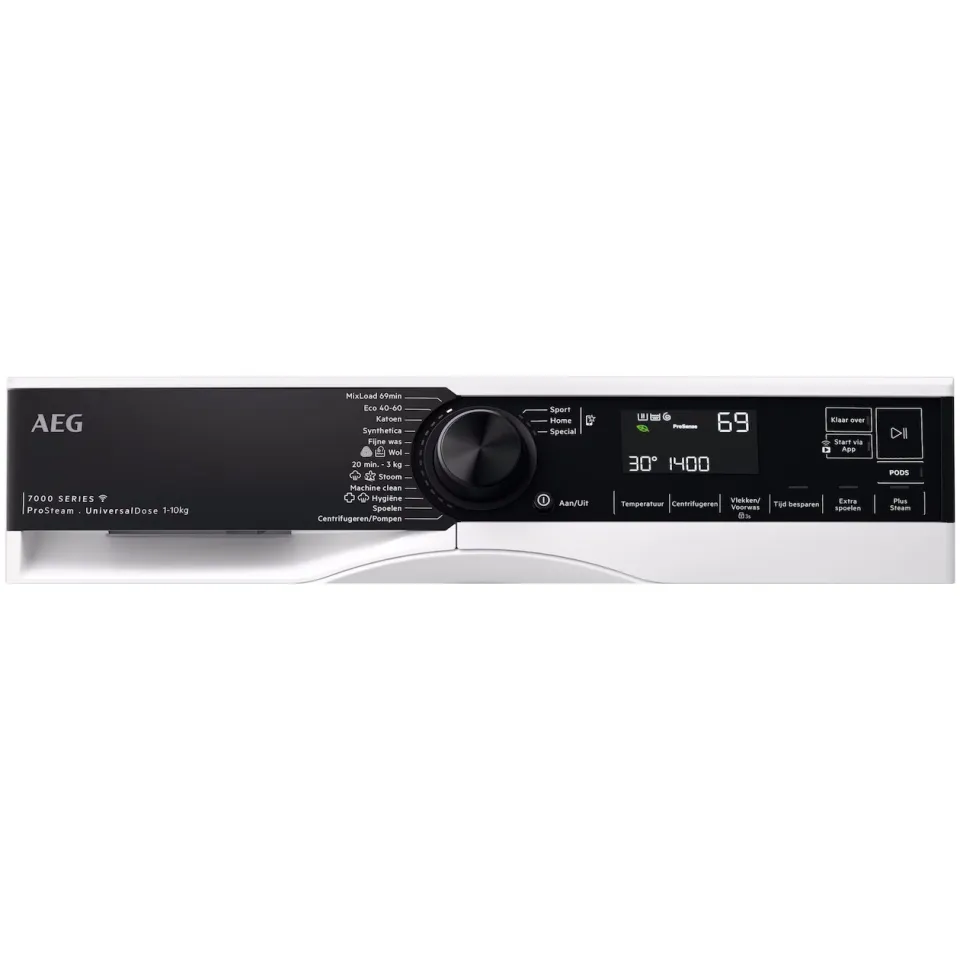 AEG LR7604UC4 wasmachine wit, foto 2