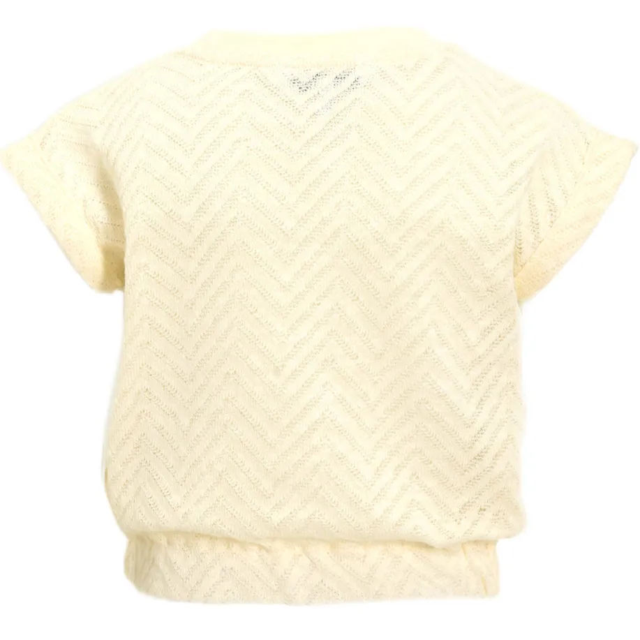 Anytime crinkle top met panterprint roze, foto 4