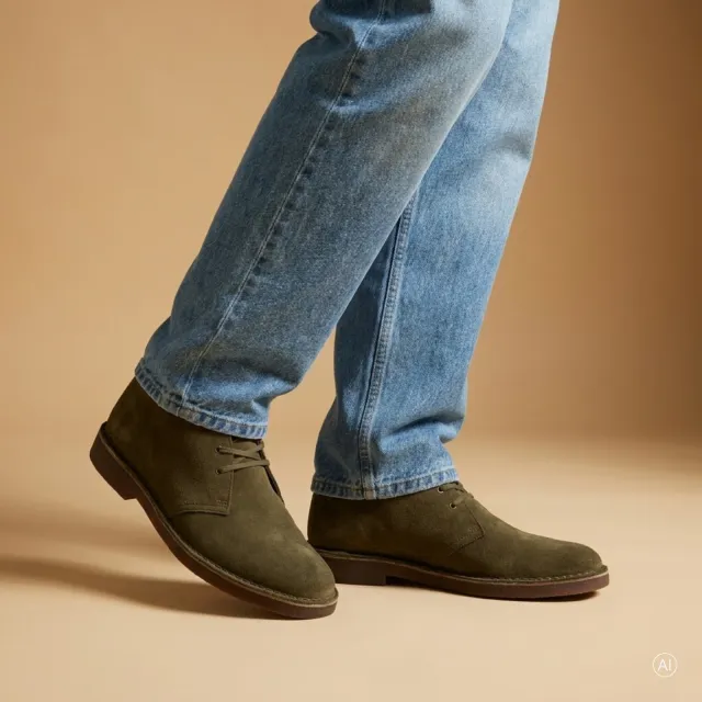 Clarks Desert Evo veterboots khaki, foto 5