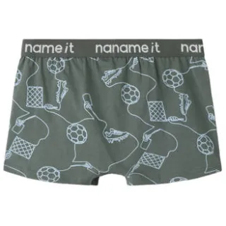 NAME IT boxershorts met print set van 3 grijsgroen, foto 3