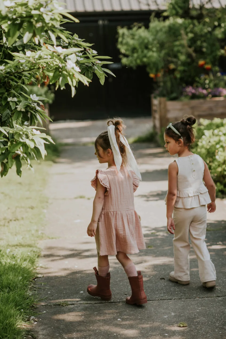 Koko Noko mouwloze top + broek beige, foto 6