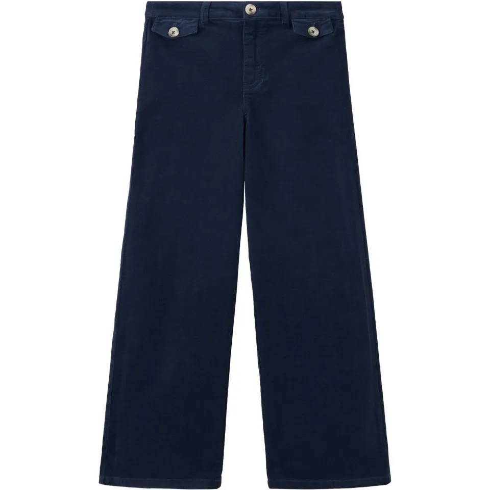 Mango Kids corduroy casual broek - donkerblauw, foto 2