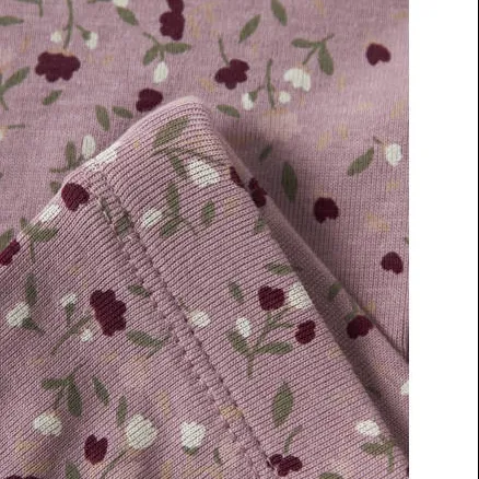 NAME IT gebloemde flared legging lila, foto 3