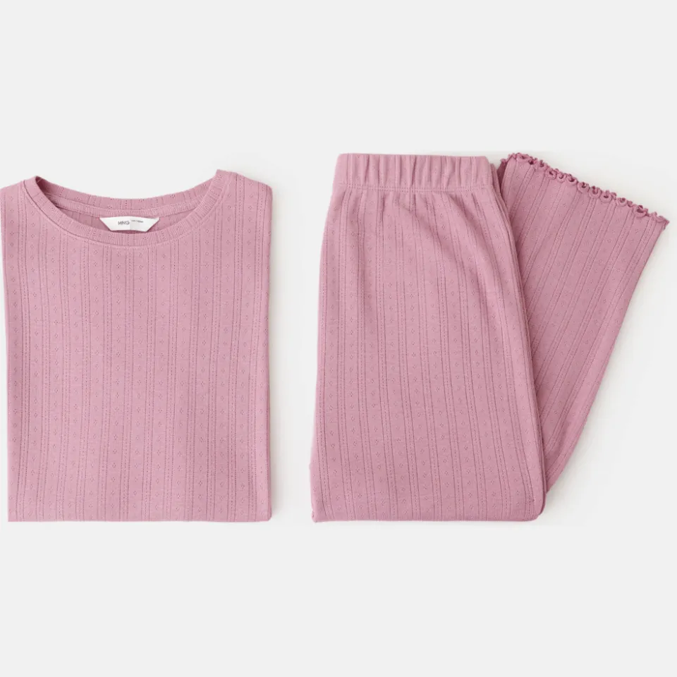Mango Kids pyjama roze, foto 2