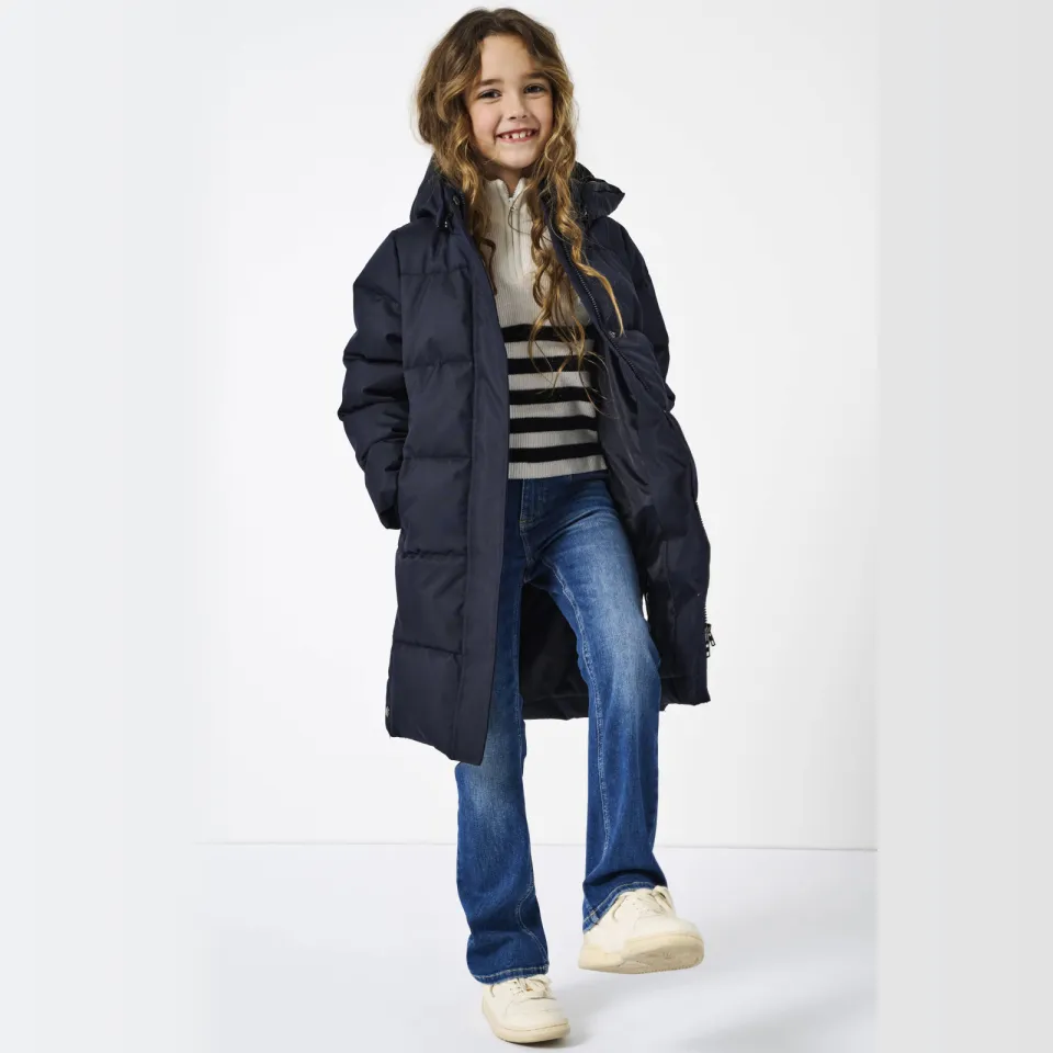 Only KOGIRENE gewatteerde winterjas donkerblauw Zwart