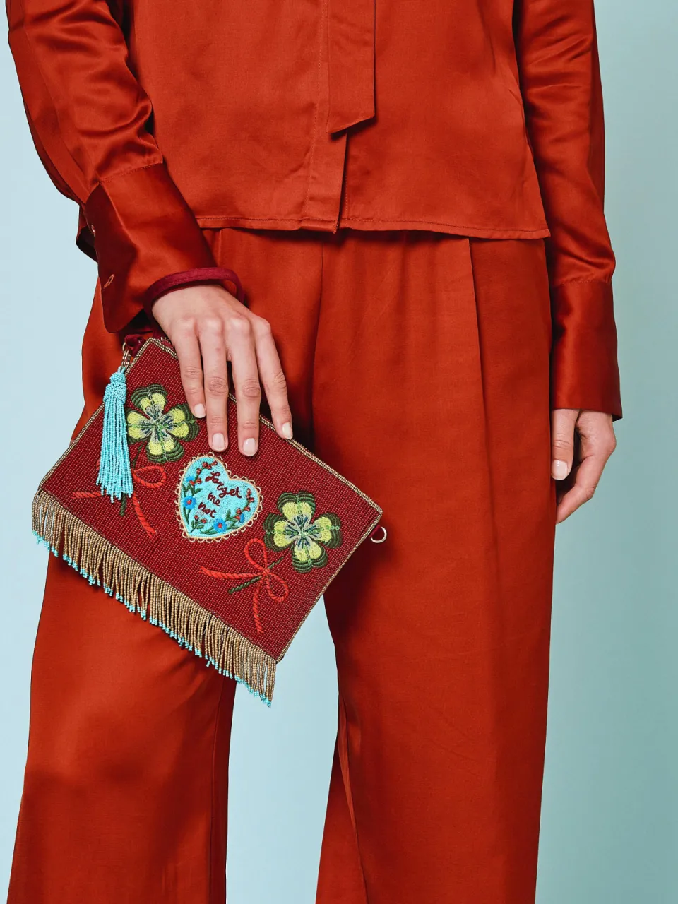 Oilily Forget Me Not crossbody tas rood, foto 5