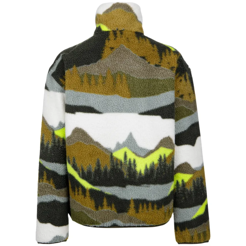 Brunotti fleece outdoor sweater met opstaande kraag - groen, foto 3