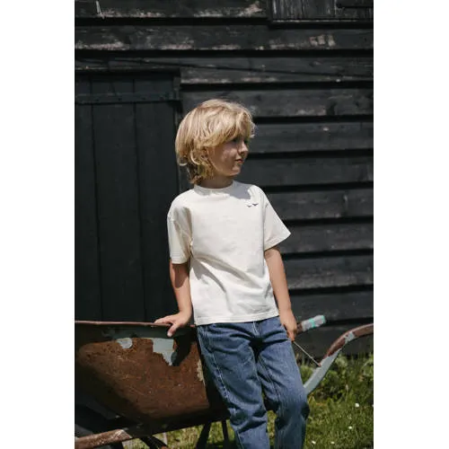 Levv Little t-shirt met backprint ecru, foto 5