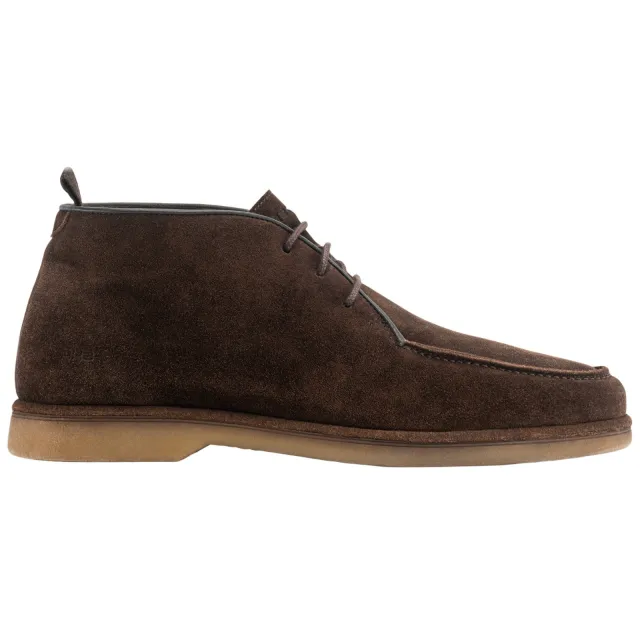 Rehab Collin suède veterboots - donkerbruin