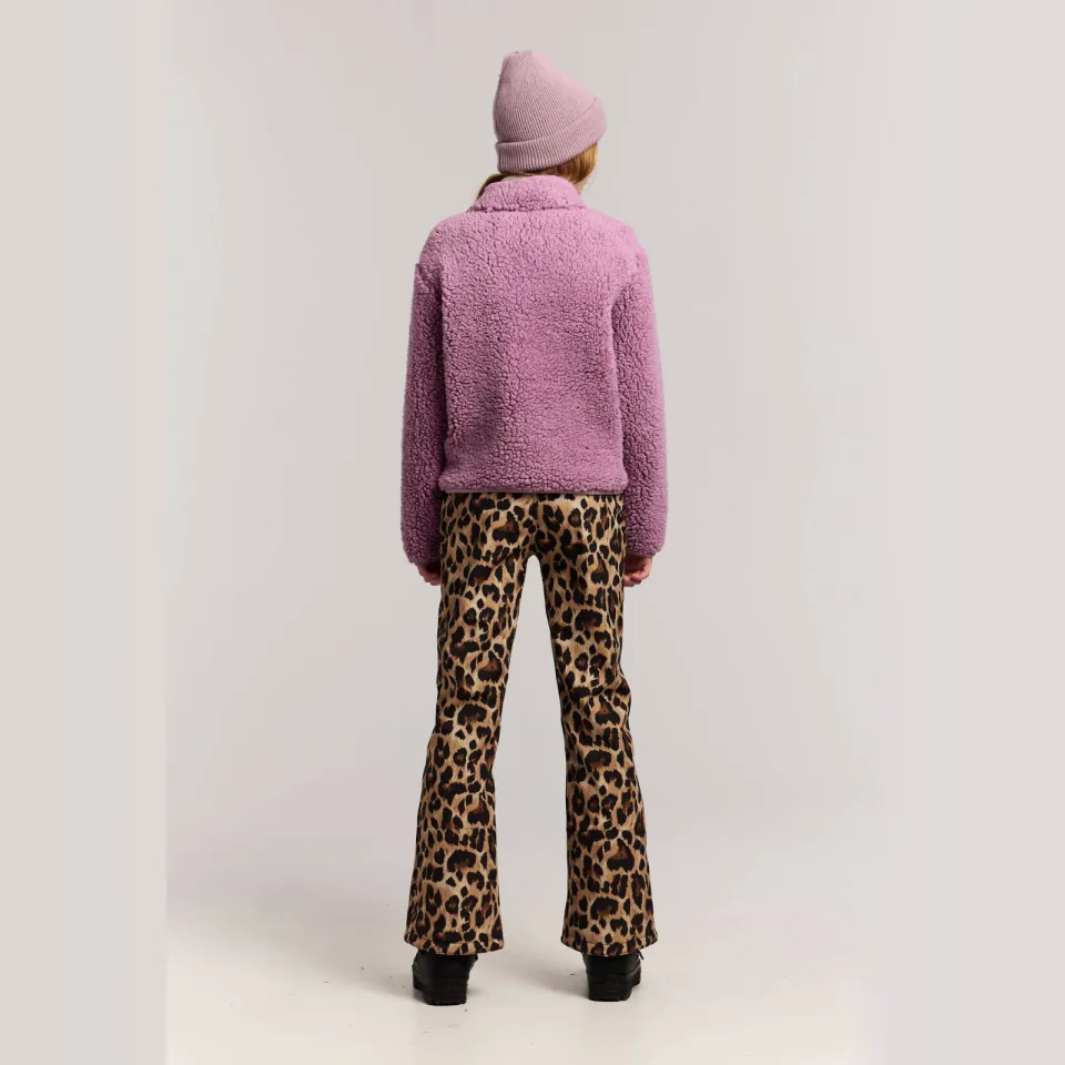 Protest rechtvallende teddy sweater met tekst - lila, foto 5