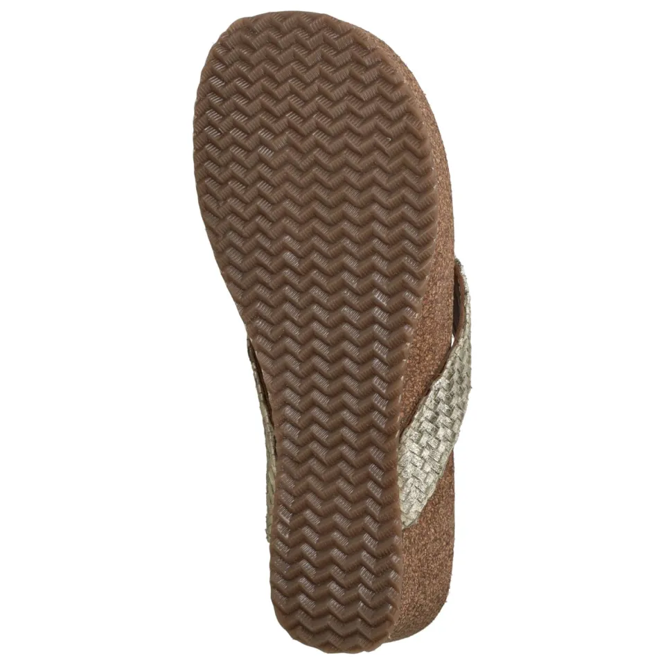 Lazamani Leia Tjoe Wedge slipper goud, foto 8