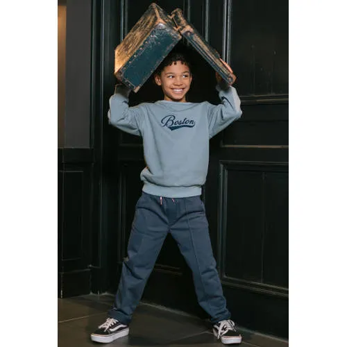 Like Flo straight leg sweatpant marineblauw, foto 3