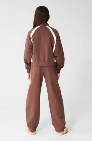 Shoeby casual broek bruin, foto 4