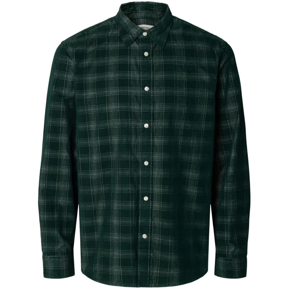Selected regular fit geruit overhemd - pine grove, foto 2