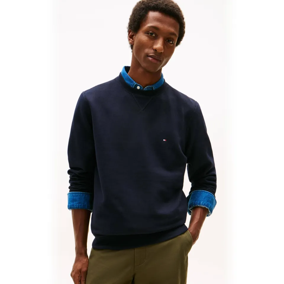 Tommy Hilfiger sweater donkerblauw desert sky, foto 4