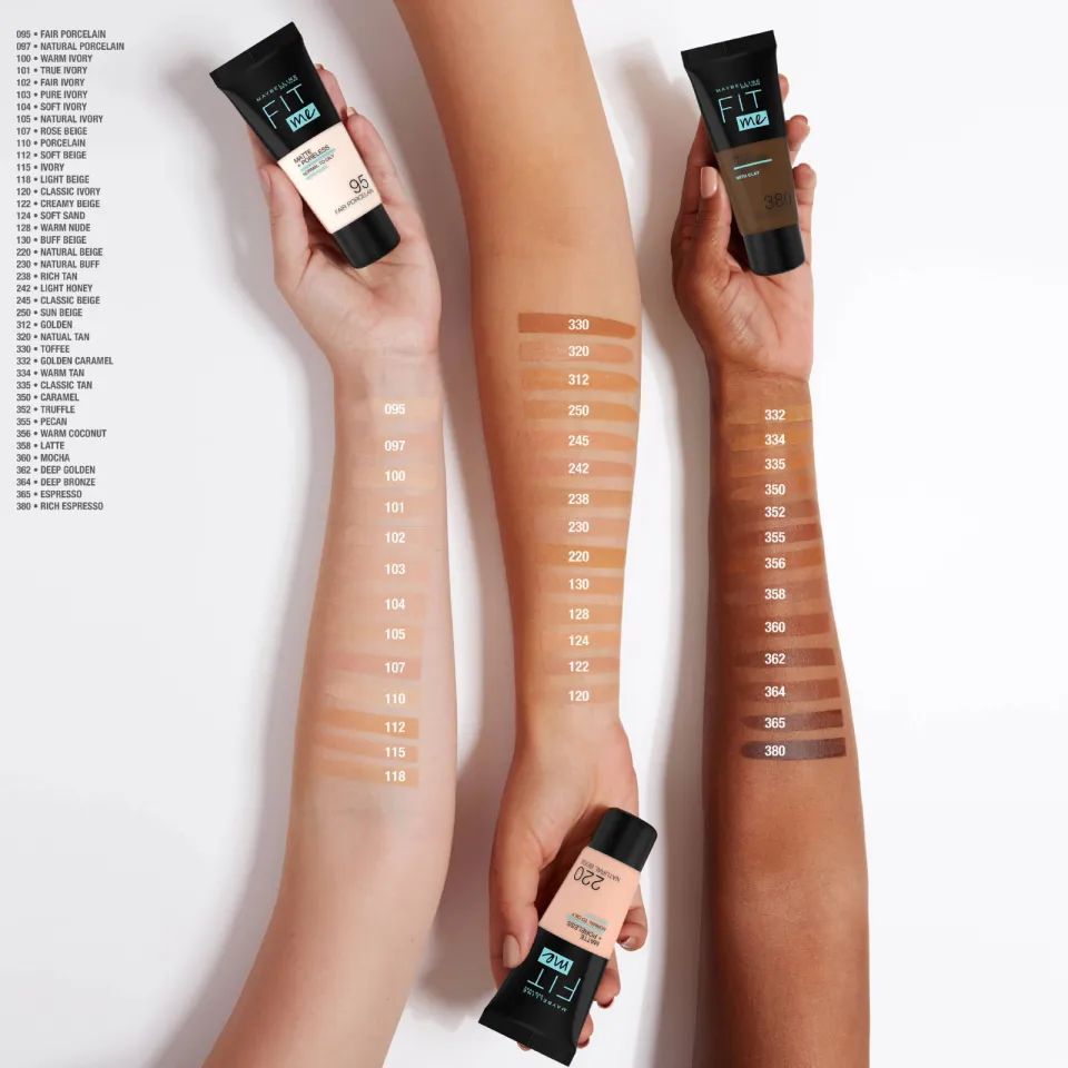 Maybelline New York Fit me Matte + Poreless liquid foundation - 230 Natural Buff, foto 4