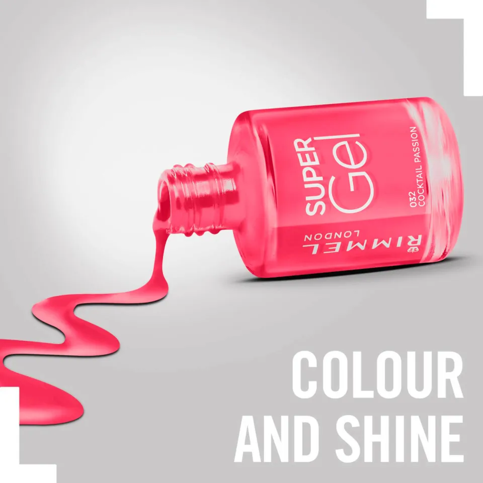 Rimmel London SuperGel nagellak 032 Cocktail Passion, foto 2