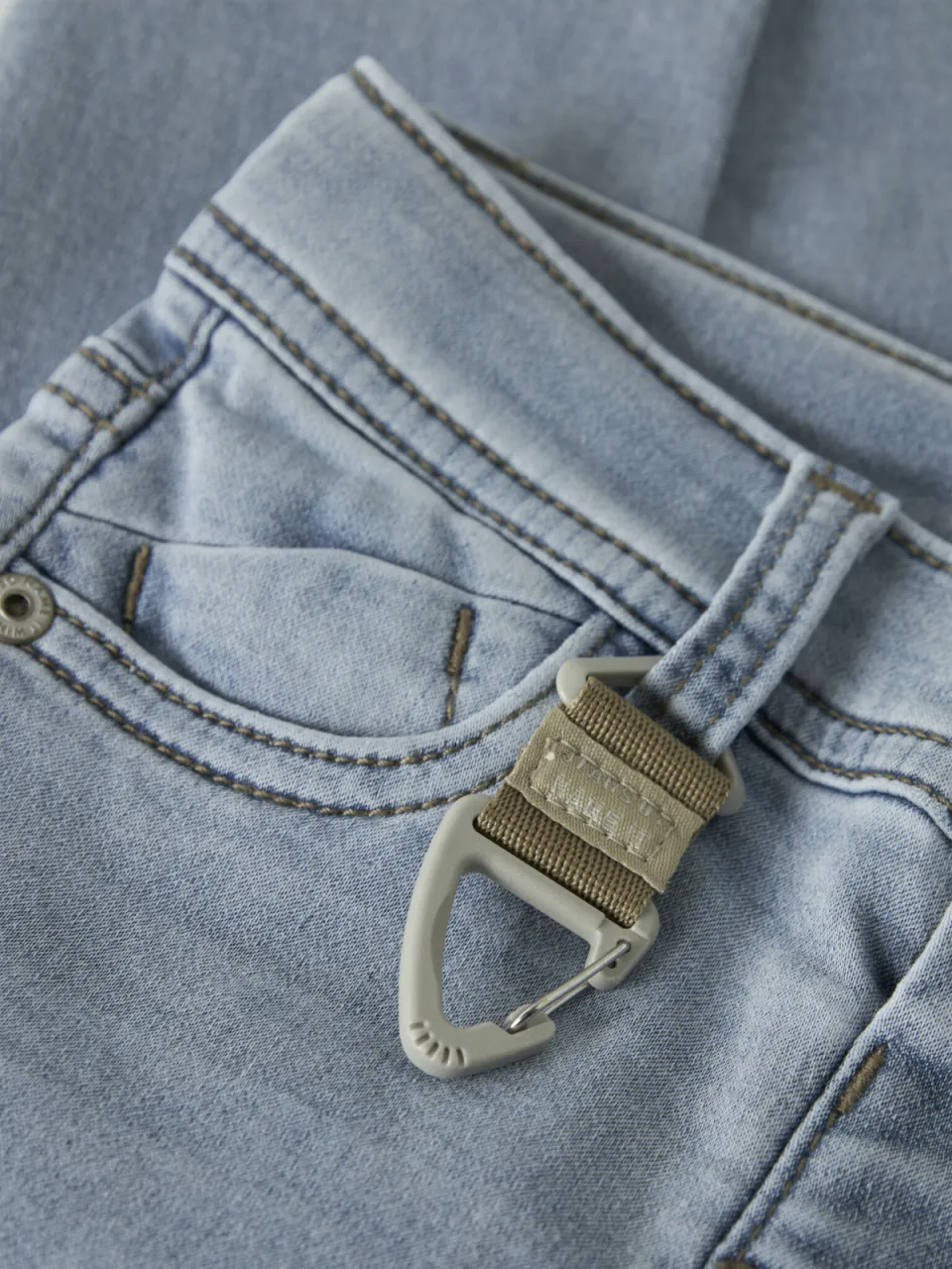 NAME IT MINI slim fit jeans light blue bleached, foto 6