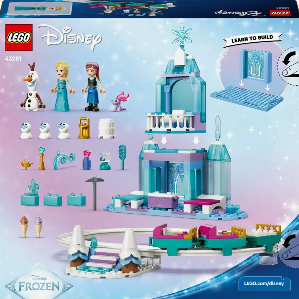 Lego Disney Elsa's IJskasteel en Sneeuwrit Set 43281, foto 3
