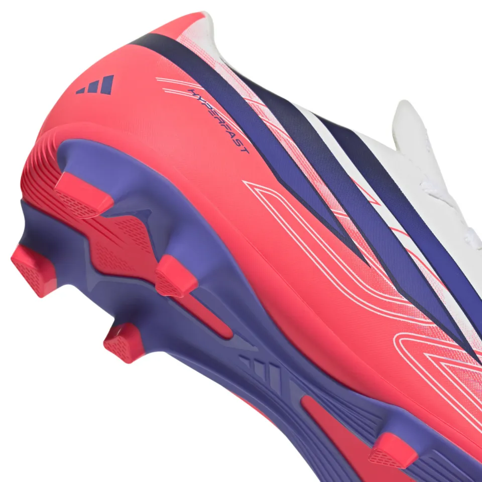 Adidas Performance F50 Hyperfast Club junior imitatieleren voetbalschoenen - roze/paars, foto 8