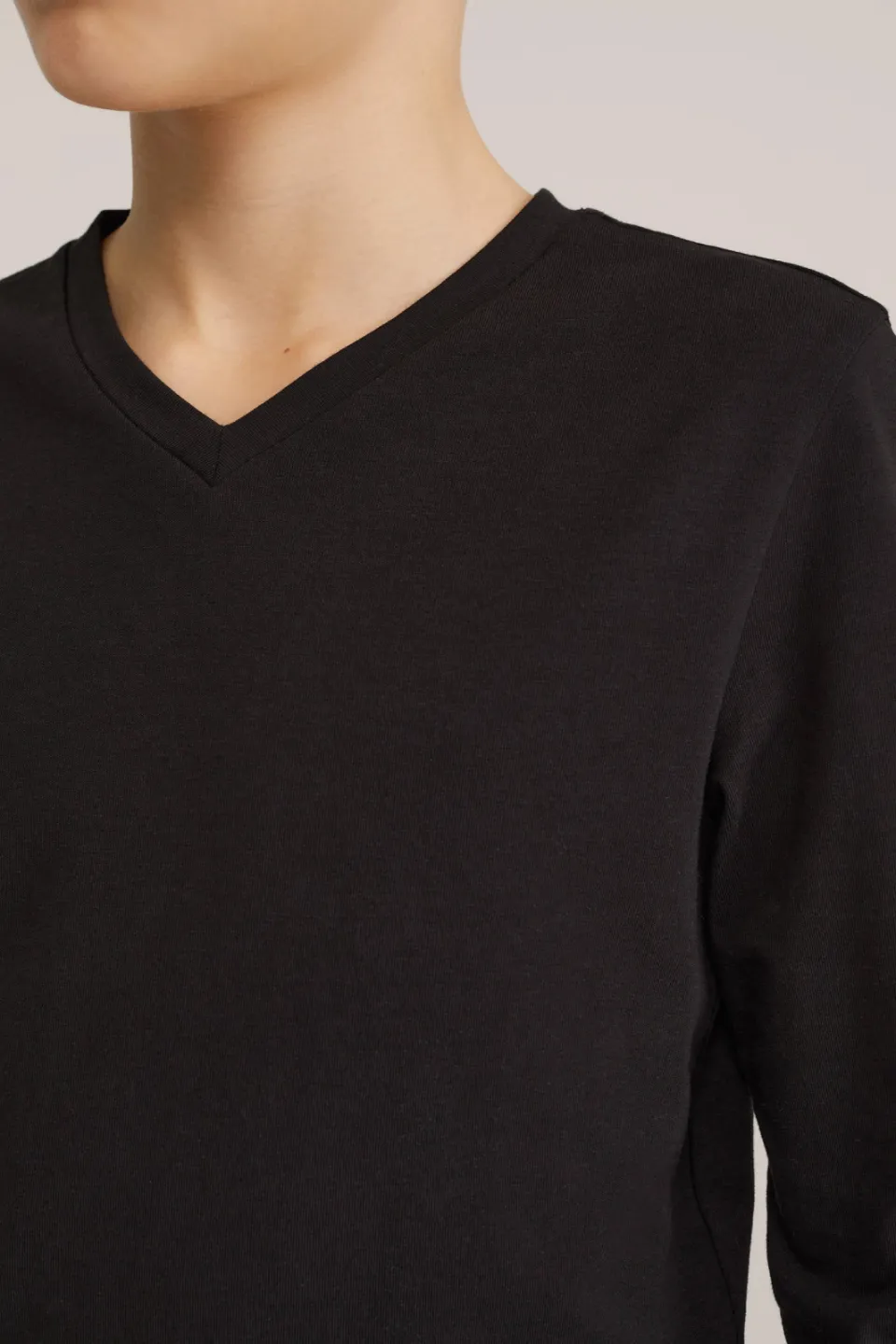WE Fashion basic longsleeve zwart, foto 3