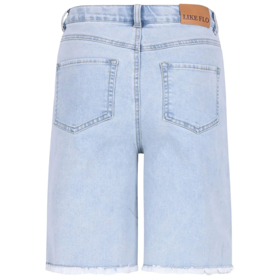 Like Flo Young denim short lichtblauw, foto 3