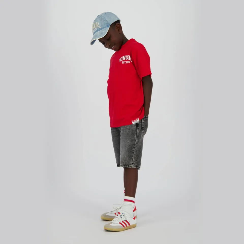 Vingino korte jeansshort grijs, foto 5