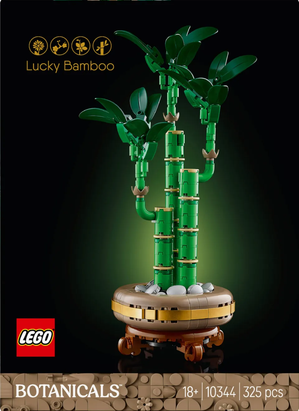 Lego Botanical Collection Bamboe plantendecoratie 10344, foto 3