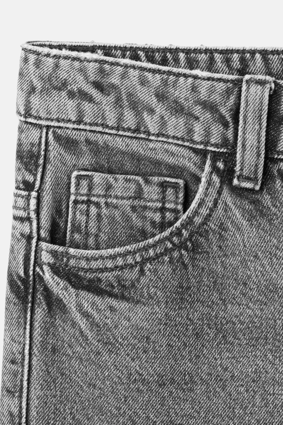 Mango Kids straight leg jeans - grijs, foto 5