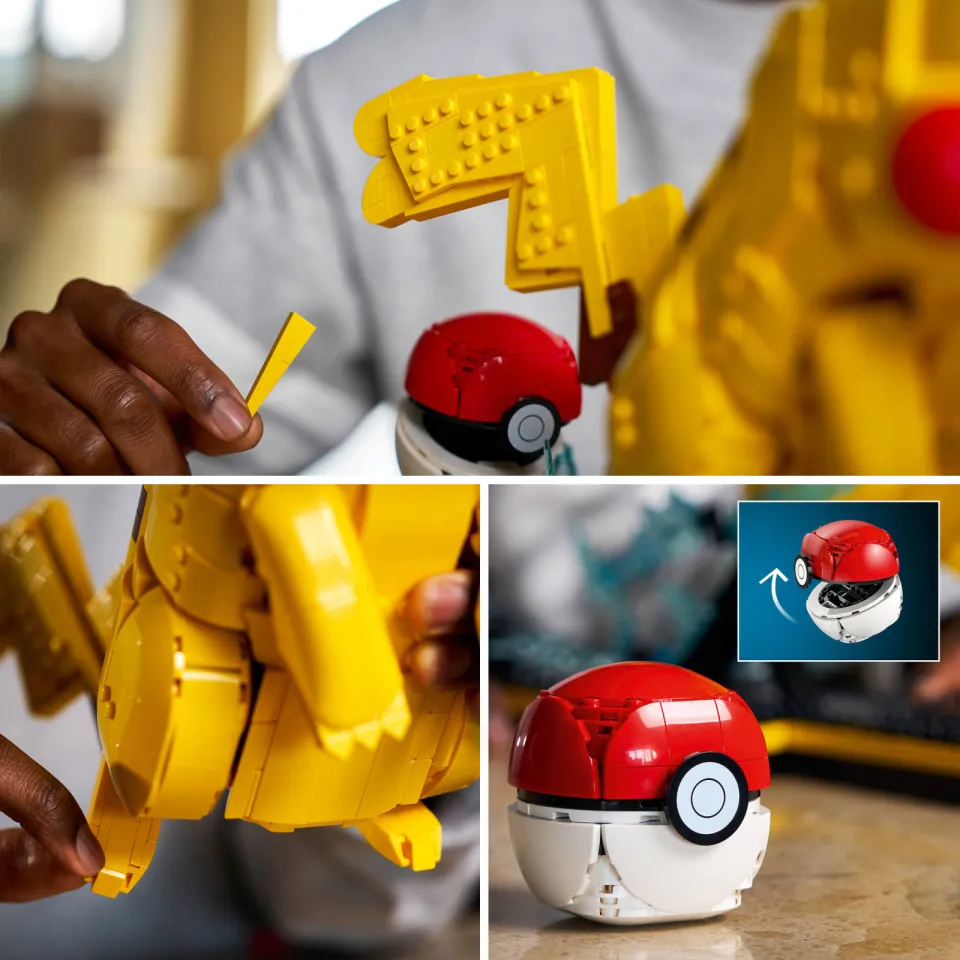 Lego Pokémon Pikachu en Pokéball Bouwpakket voor Volwassenen 72152, foto 7