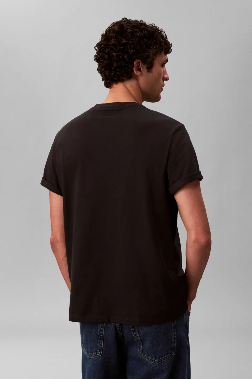 Calvin Klein JEANS oversized T-shirt zwart, foto 4
