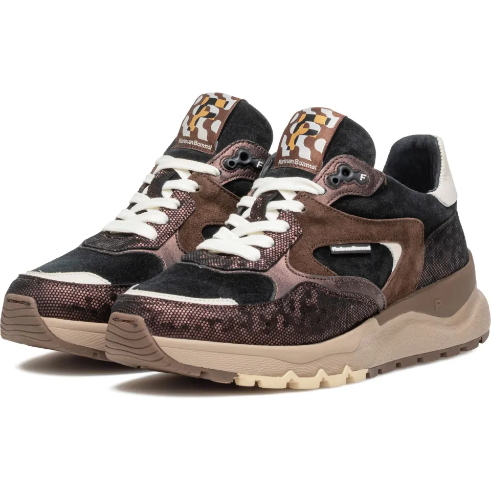 Floris Van Bommel SFW-10164 Treni sneakers donkergrijs multi, foto 3