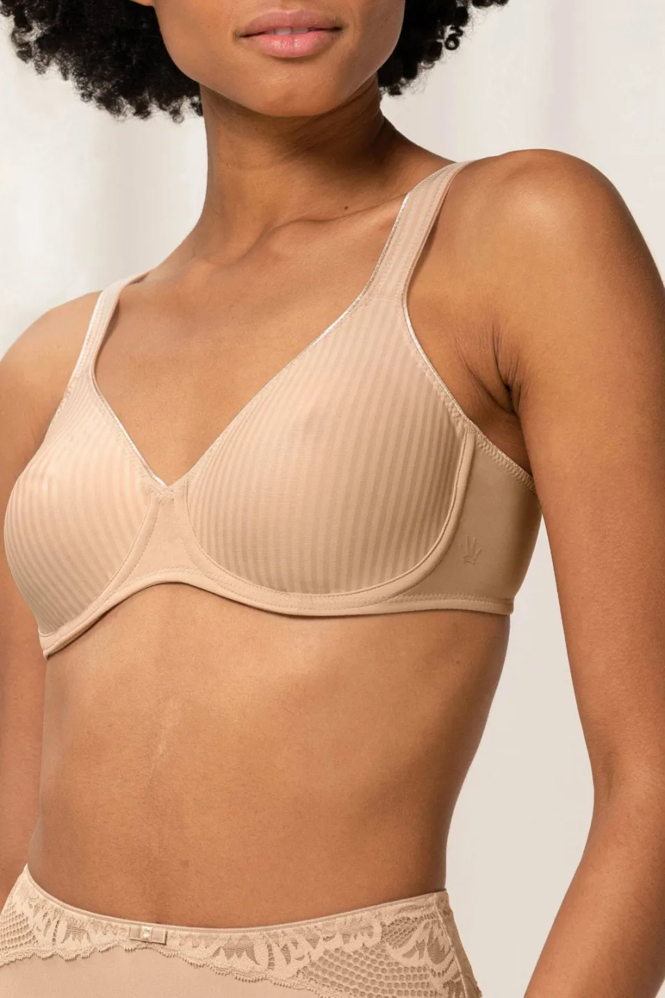 Triumph Modern Soft + Cotton W beugel-bh lichtbeige, foto 6