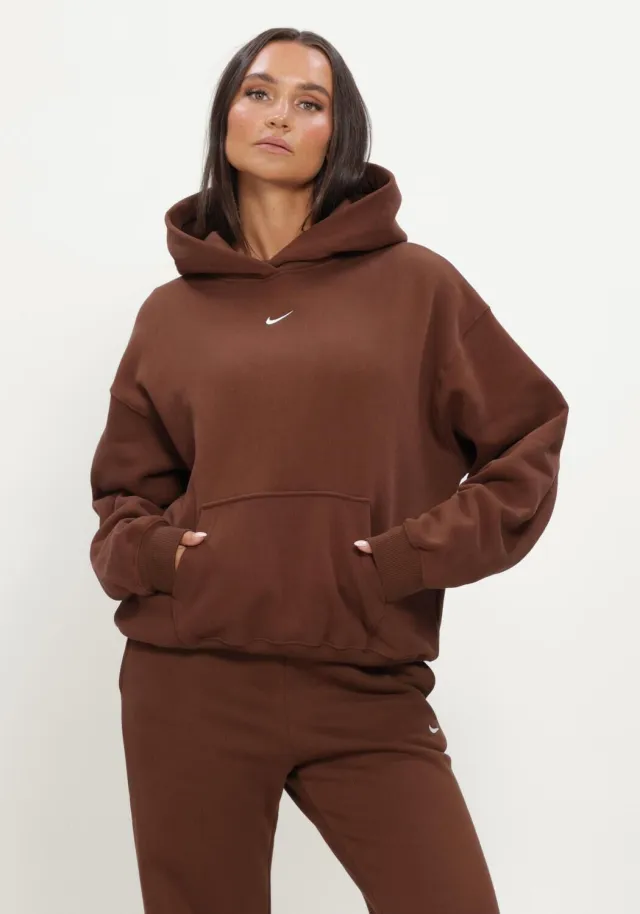 Dames Truien & Vesten Nike Studio Fleece - Bruin