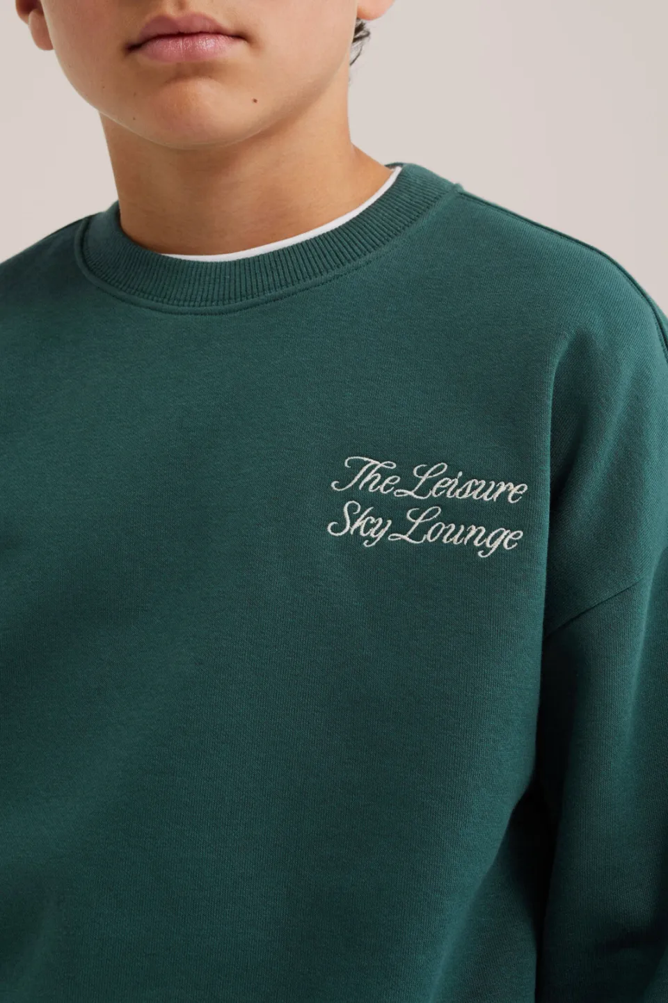 WE Fashion sweater met backprint - donkergroen, foto 6