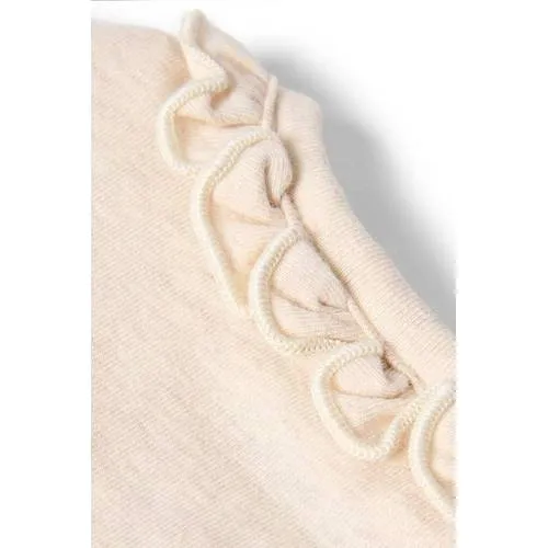 Little Dutch katoenen romper met ruches en print - beige, foto 6