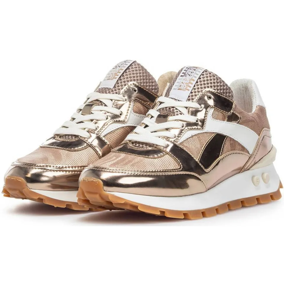Floris Van Bommel Blokki 07.03 leren sneakers brons, foto 3
